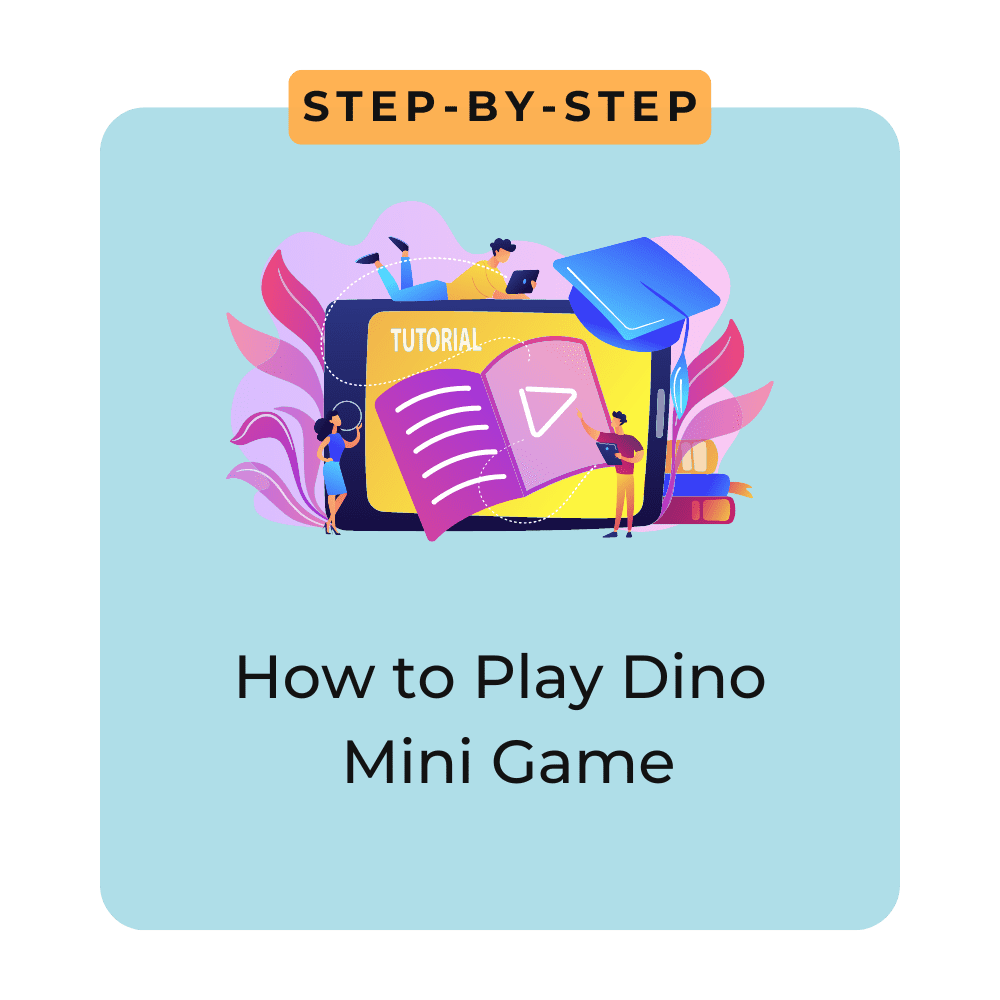 How to Play Dino Mini Game